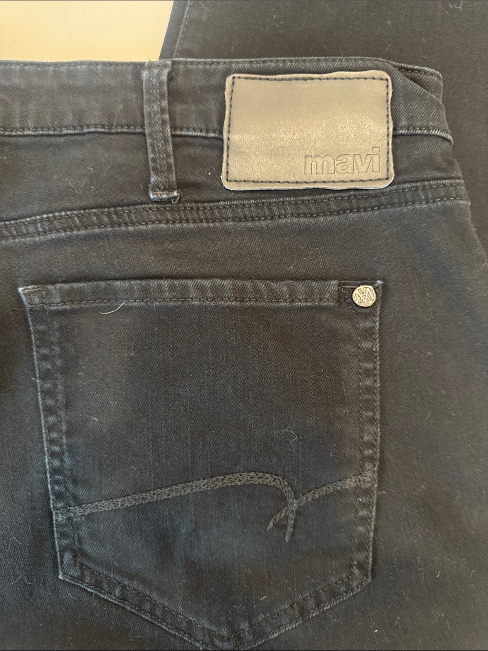 Mavi Men's Straight Jeans in Black - Picture 3 of 5